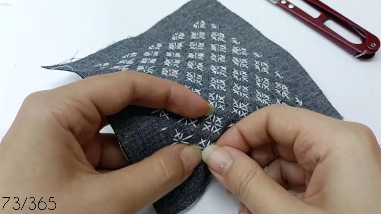 Sashiko project. Day 73