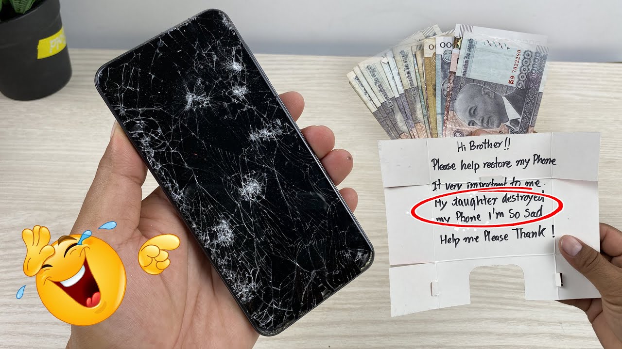 Awesome Restoration Destroyed Phone | Daughter destroys father's phone