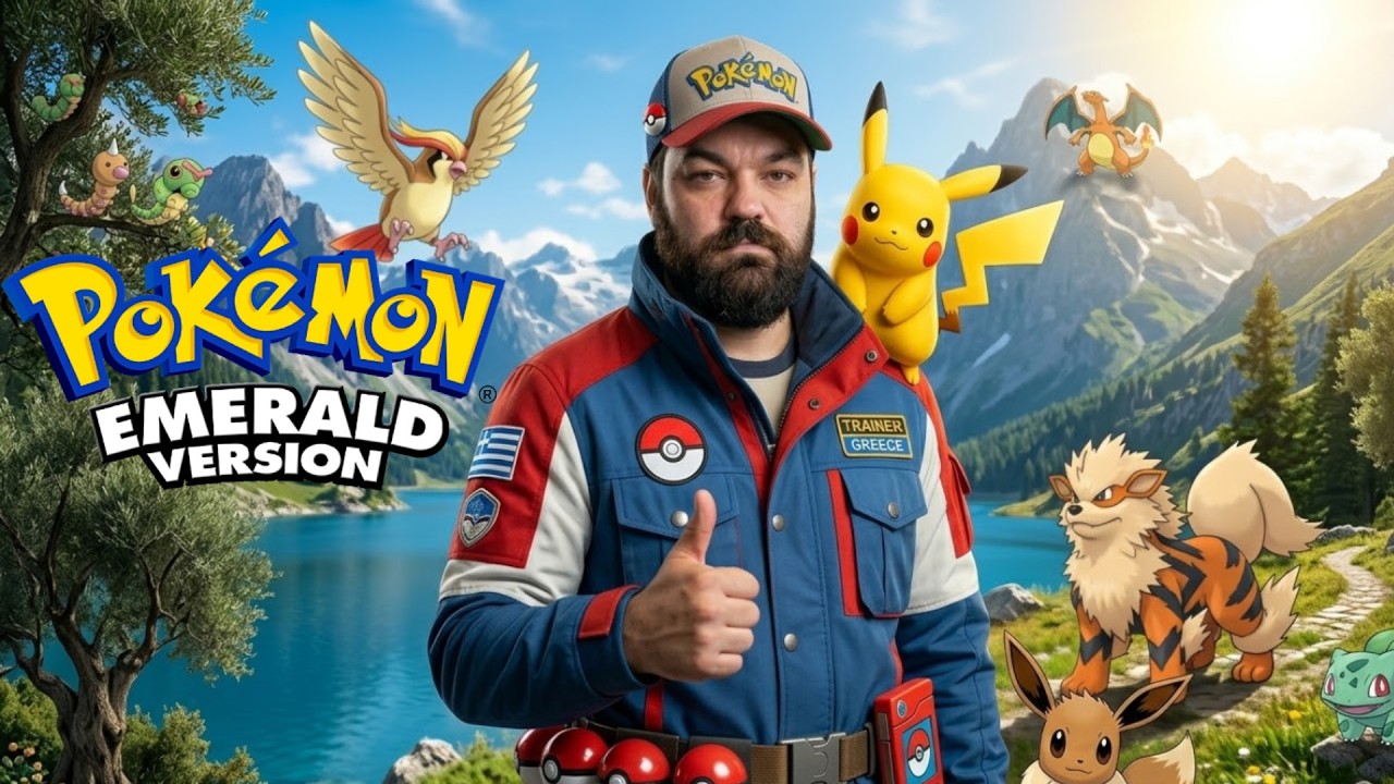ΘΑ ΤΑ ΠΙΑΣΟΥΜΕ ΟΛΑ - POKEMON EMERALD LIVE