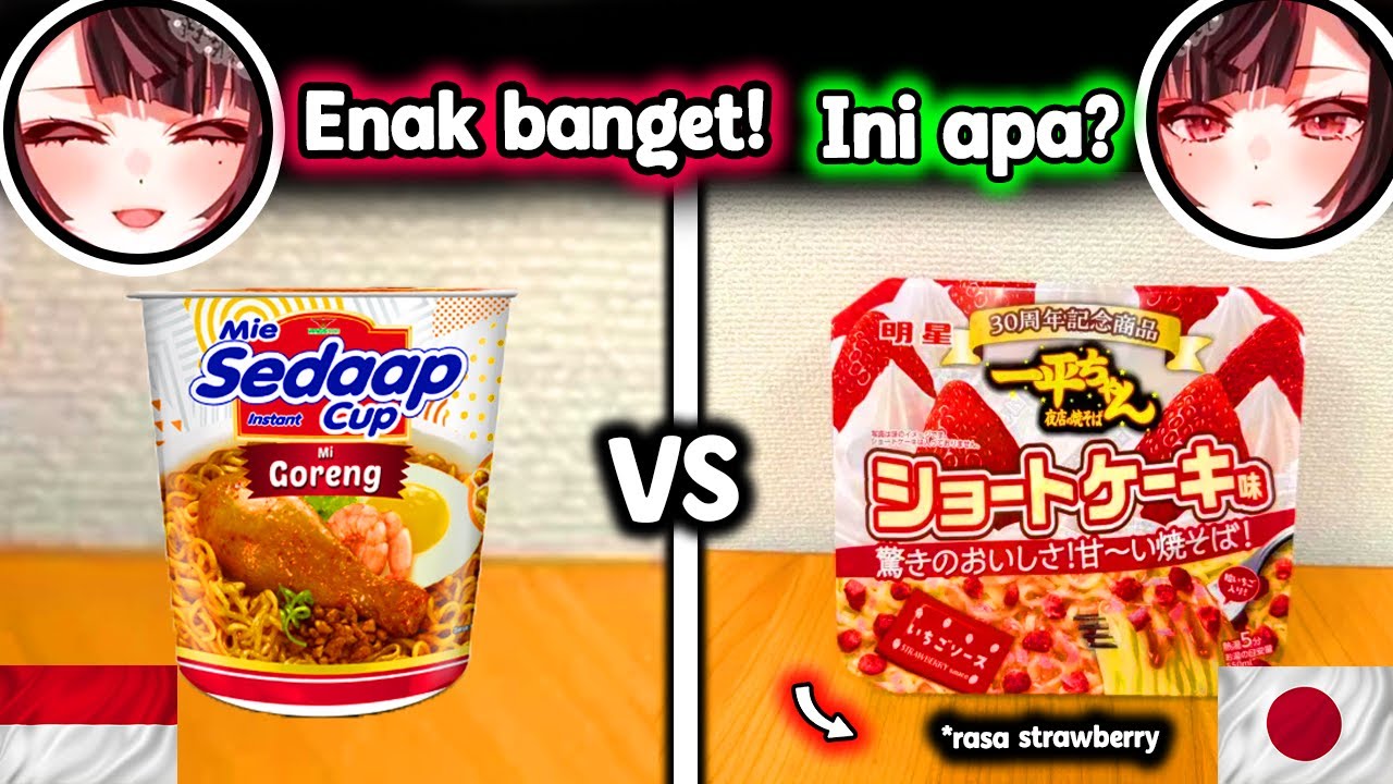 Kaget Mie Cup Indo Ada Garpunya, Malah Bingung Sama Rasa Jepang ww..【Inaho】