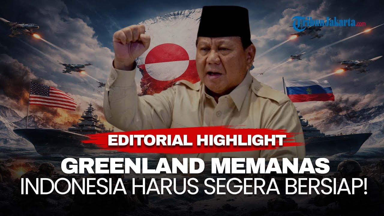 EDITORIAL HIGHLIGHT | Ambisi Amerika Bikin Greenland Menjadi Api Perang Dunia, Indonesia Harus Siap