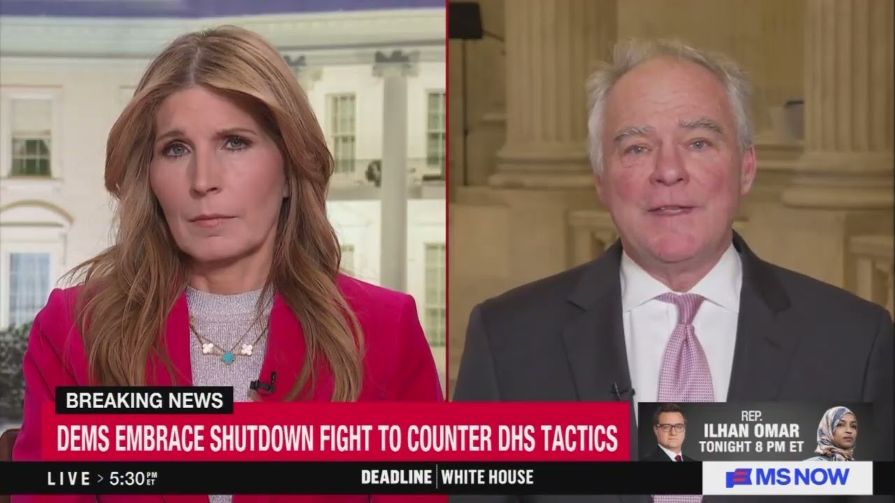 Guardrail-less DHS Funding? Kaine says NO.