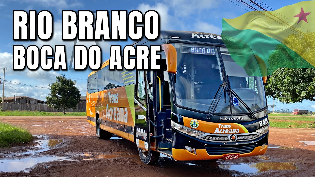 A Estrada PARA o AMAZONAS ! RIO BRANCO X BOCA DO ACRE com A TRANS ACREANA