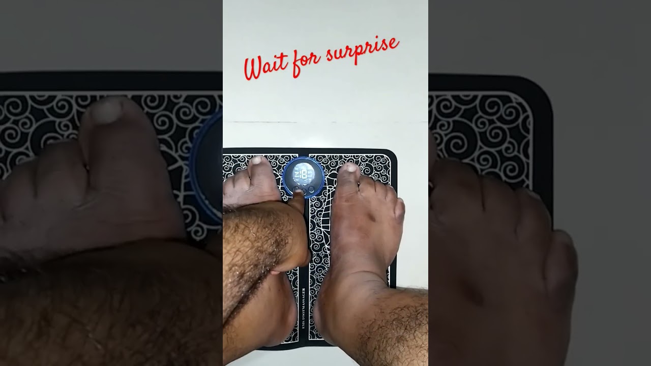 Trying Electric Foot Massager For First Time #trending #youtubeshorts