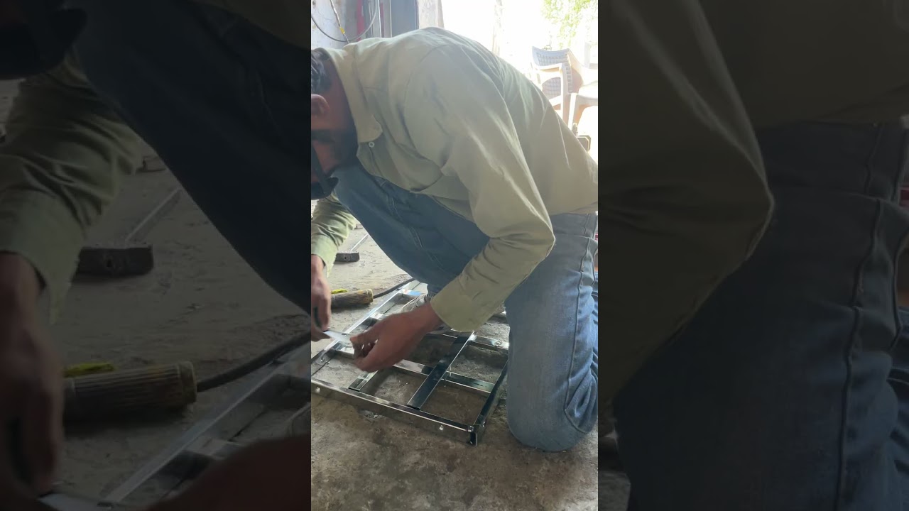 Steel grill frame kaise Jodte Hai? @Gill_workshop #30thdecember #lifeisbutadream 