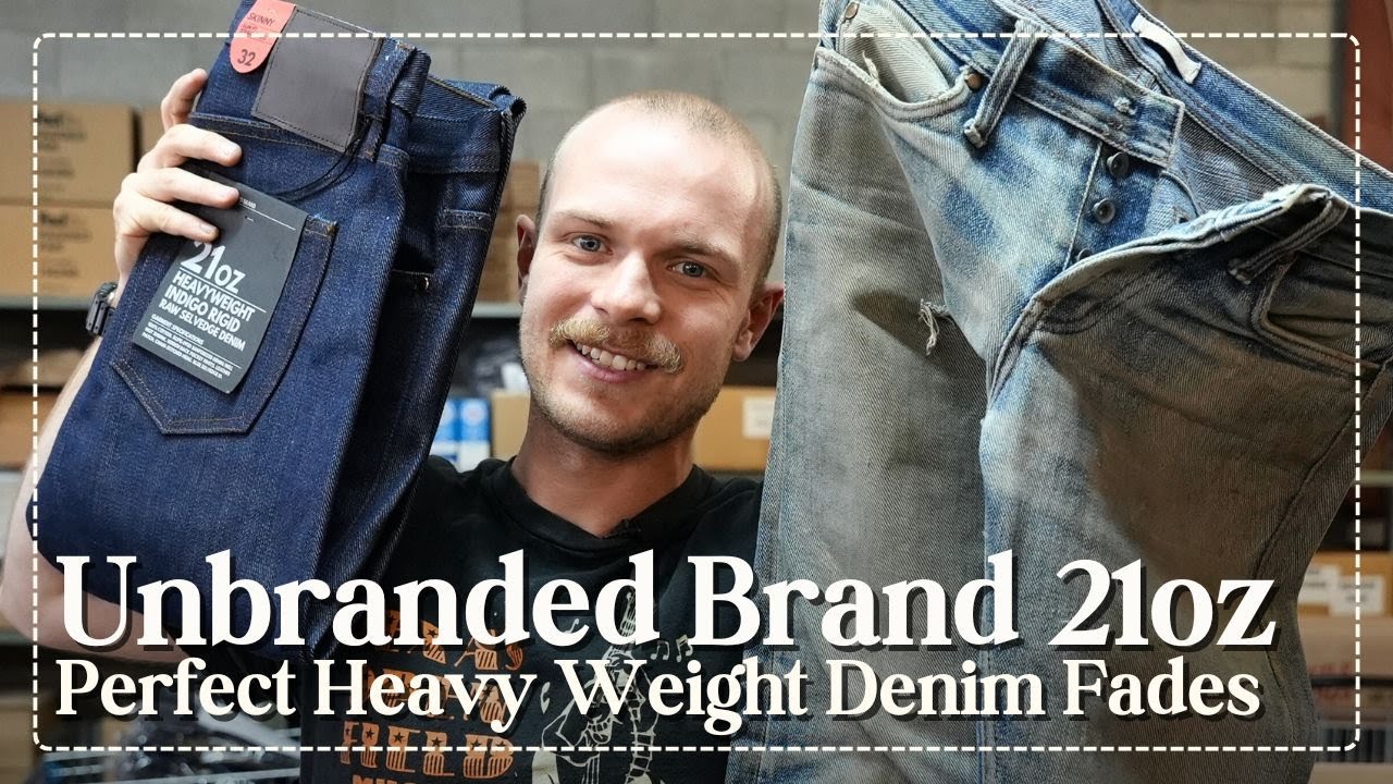 Unbranded Brand 21oz Selvedge - Super Faded Heavy Weight Denim