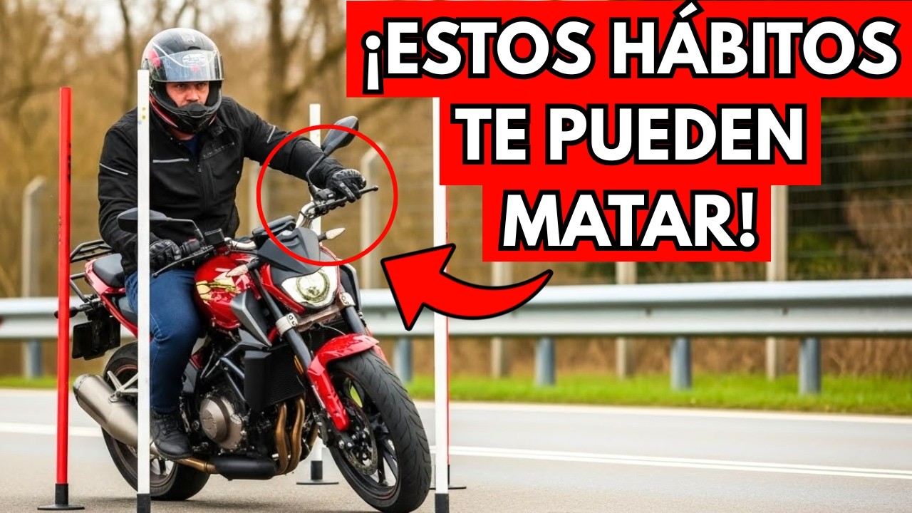 TOP 10 HÁBITOS Más PELIGROSOS Para Un MOTOCICLISTA (¡Elimínalos YA!)