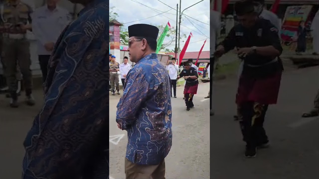 Arak - Arakan Dan Kuntau, nyambut Bupati dan Camat. HUT Kel. M.ENIM (Dusun Merinem) yang ke 30 Tahun