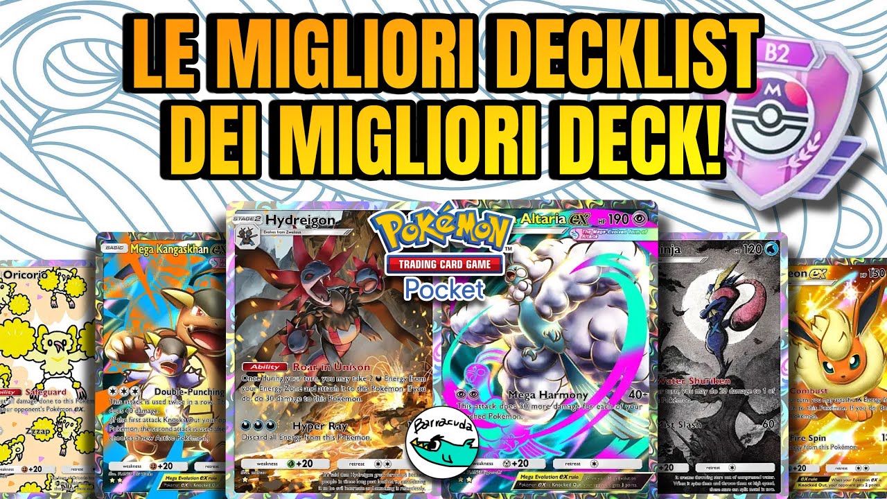 TORNANO LE RANKED! ECCO LE MIGLIORI LISTE DEI DECK PI&Ugrave; FORTI DEL GIOCO! Pokemon TCG Pocket