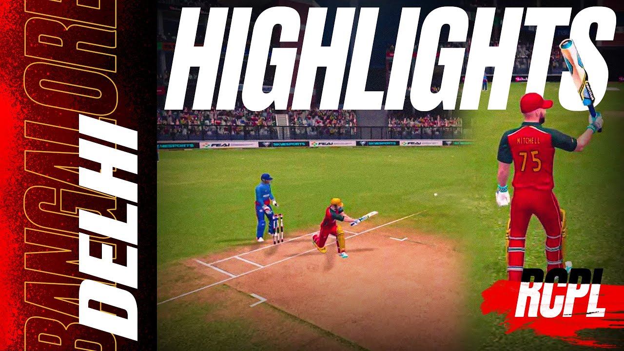 Daryl Mitchell! - DC vs RCB - IPL/RCPL in Real Cricket 24 #6