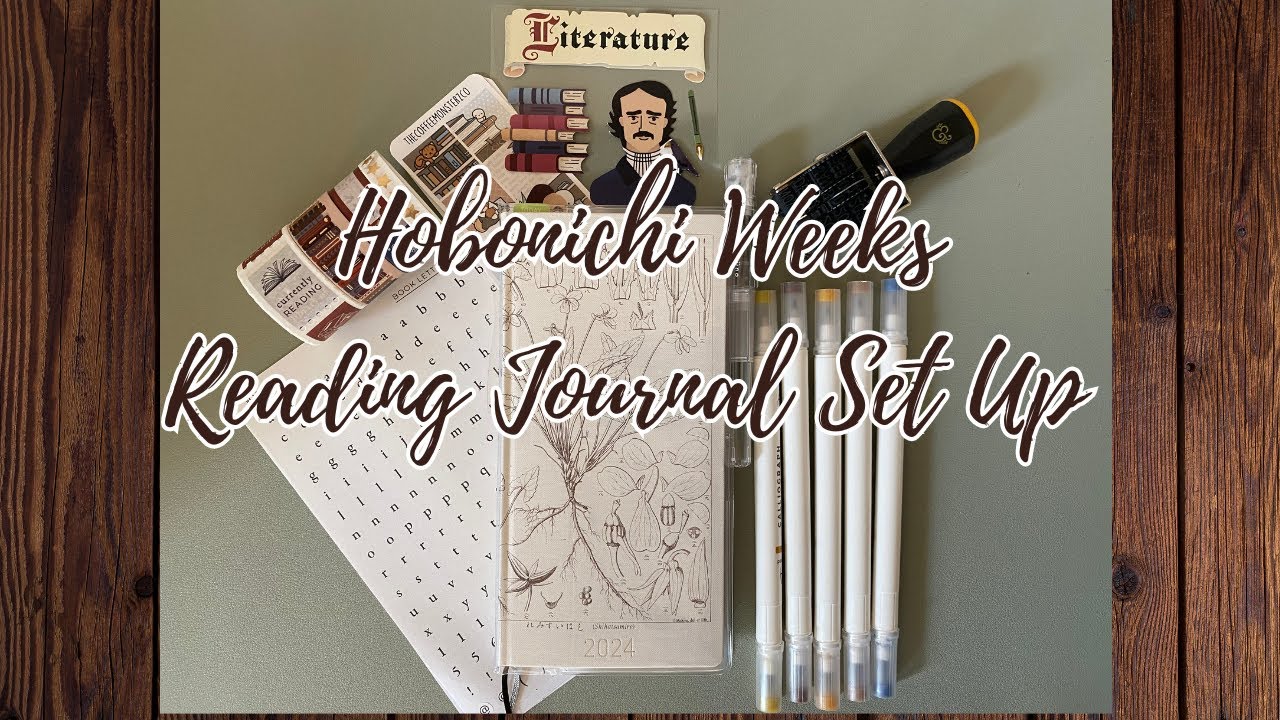 Hobonichi Weeks Reading Journal 📚 Set up for 2024