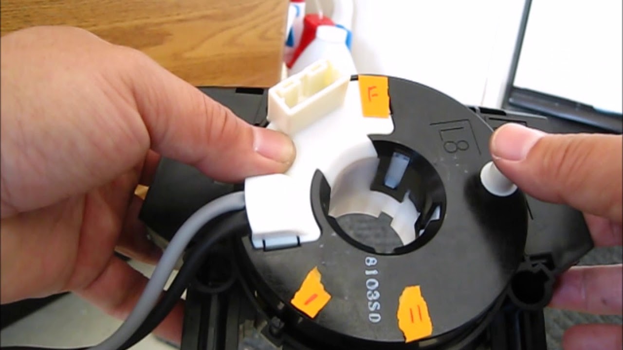 Infiniti G35 Spiral Cable (Clock Spring) Replacement and VDC OFF SLIP Light Reset