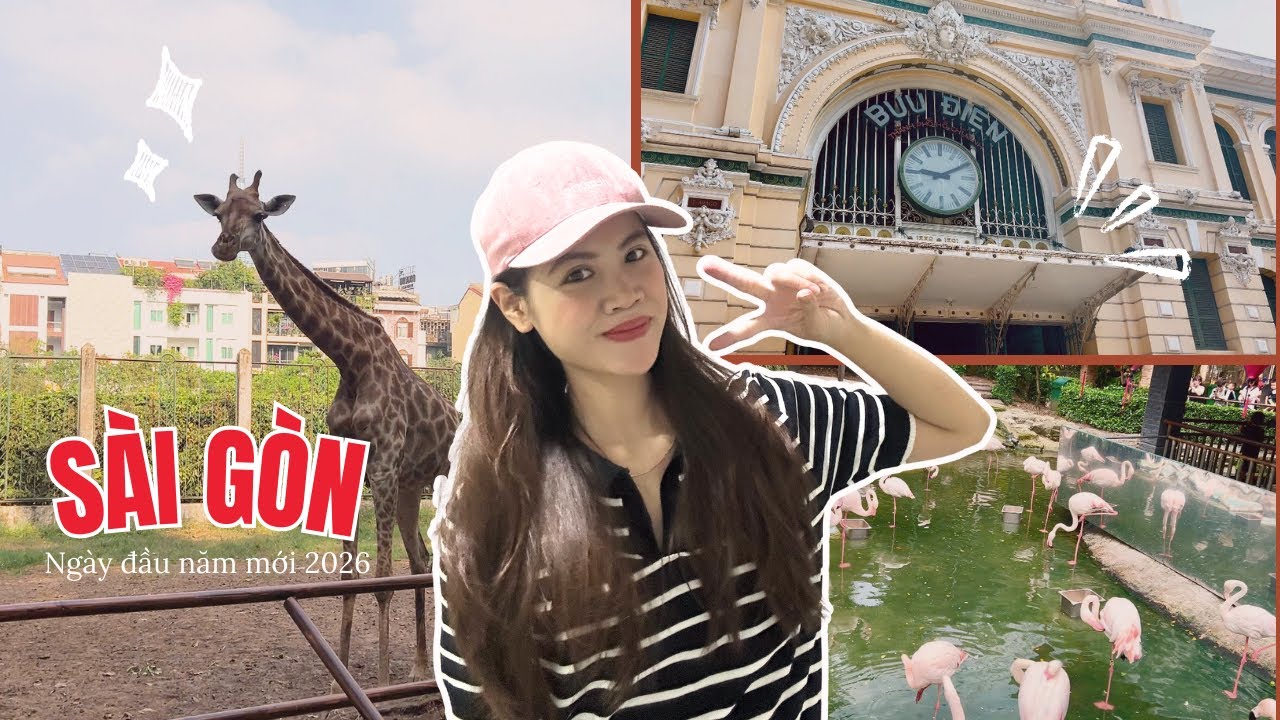 Sài Gòn ngày đầu năm mới | Trâm Vlog
