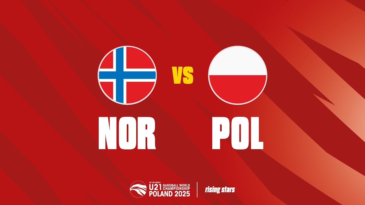 NORWEGIA - POLSKA I MISTRZOSTWA ŚWIATA U-21 W PIŁCE RĘCZNEJ MĘŻCZYZN 2025