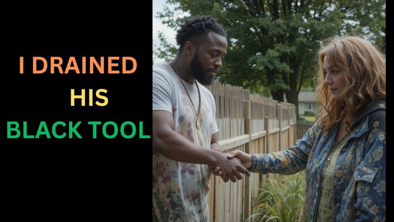 My black neighbor helped me with the fence. True Story