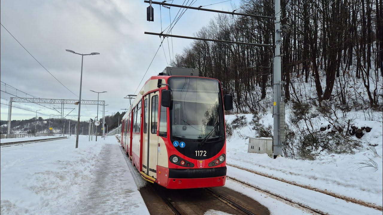 [GAiT] Düwag N8C-AC2 #1172 - linia 10, kierunek Brętowo PKM