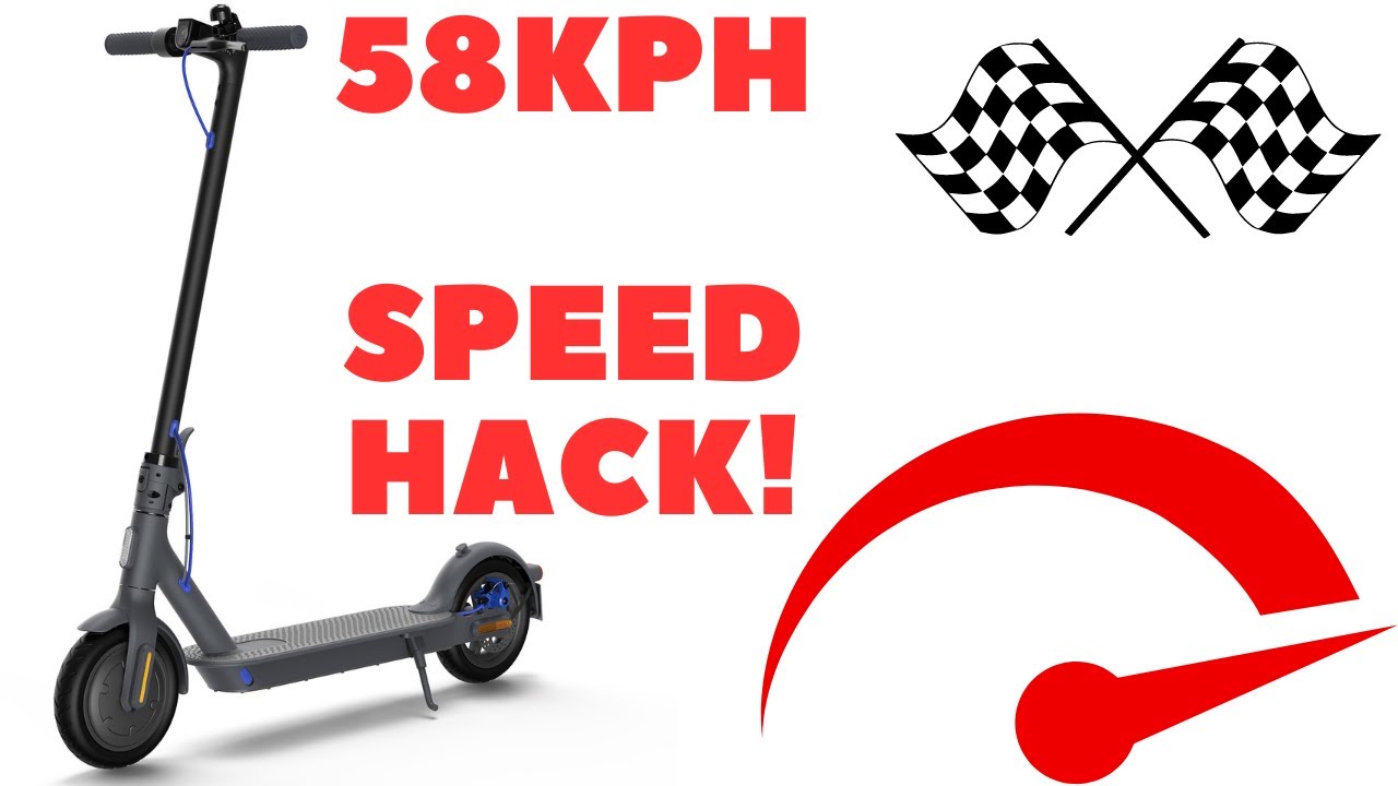 CRAZY! Hack Xiaomi mi 3 Scooter 58 KPH!!