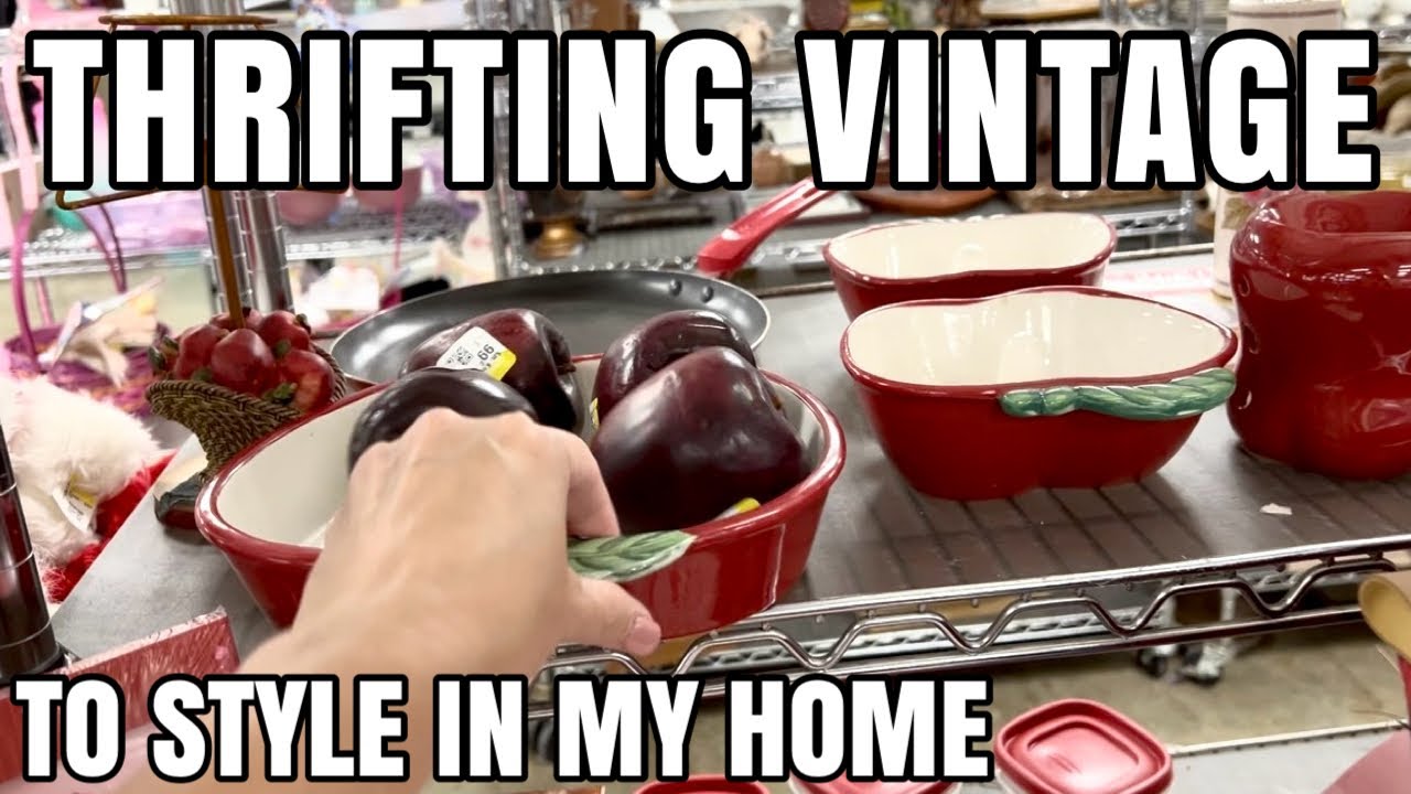 Fall Thrifting for Timeless Vintage Pieces I&rsquo;ll Actually Use in My Home &bull; Thrift Shop & Decorate 
