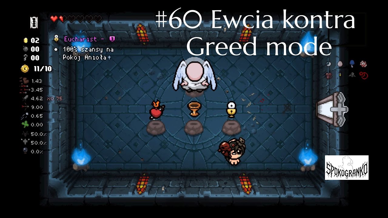 #60 The Binding of Isaac Rebirth   Ewcia kontra Greed mode