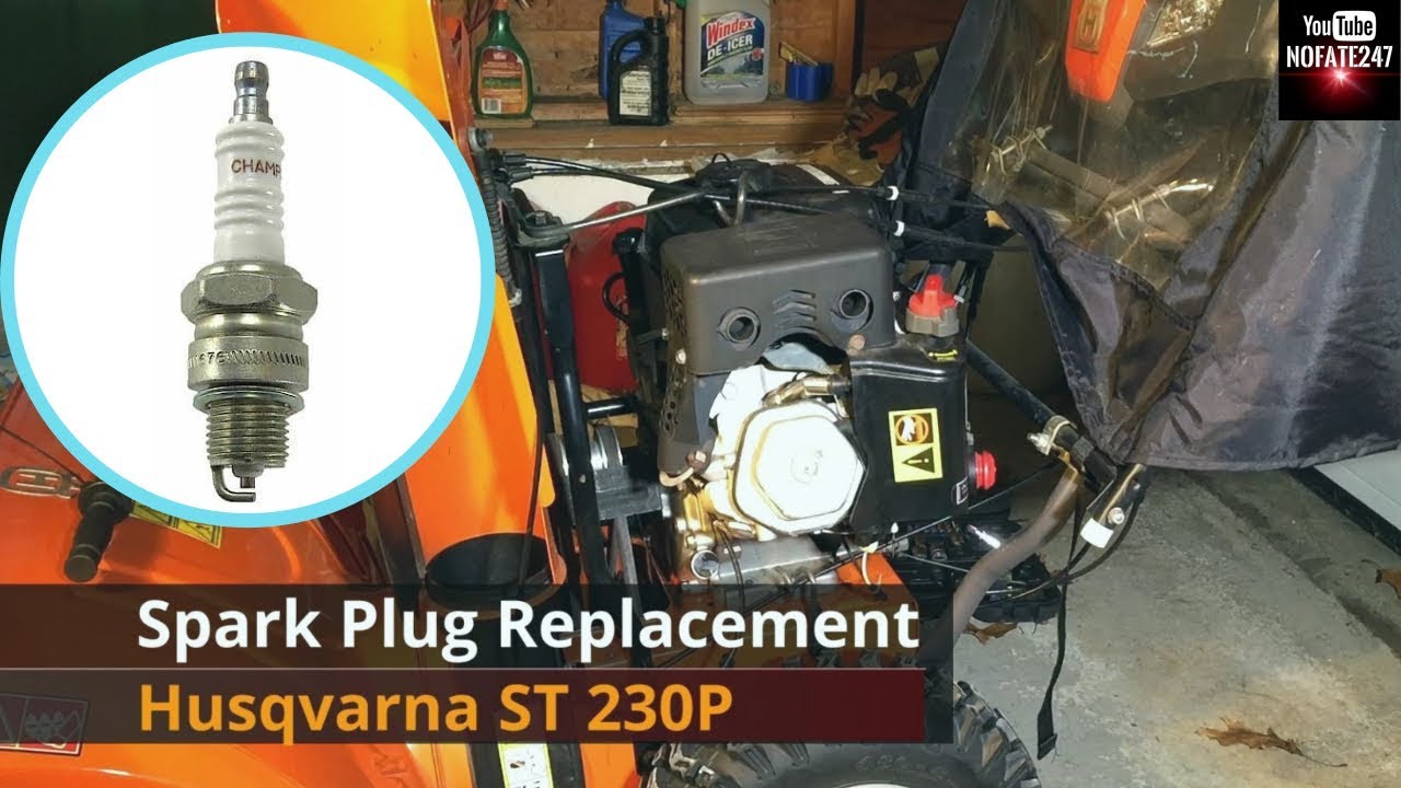 How to Replace a Husqvarna Snow Blower Spark Plug