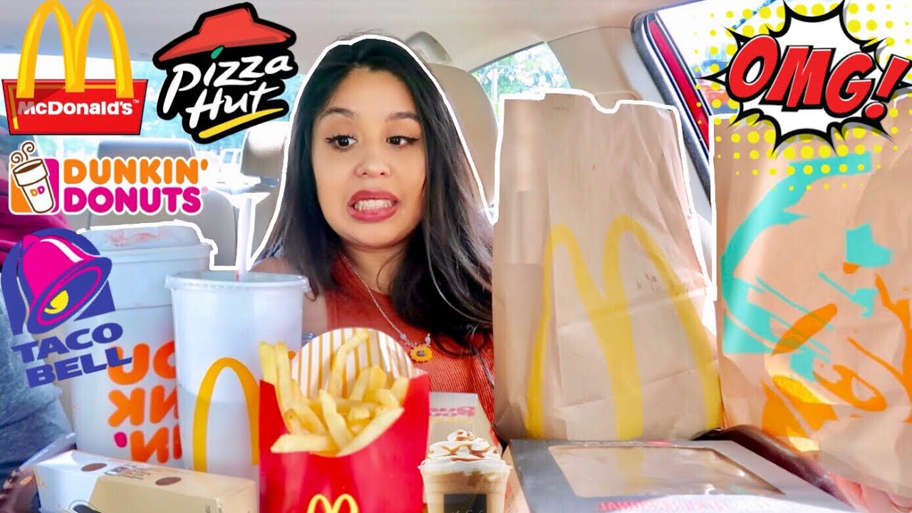 Letting The Person In FRONT Of Me DECIDE What I Eat For 24 HOURS!