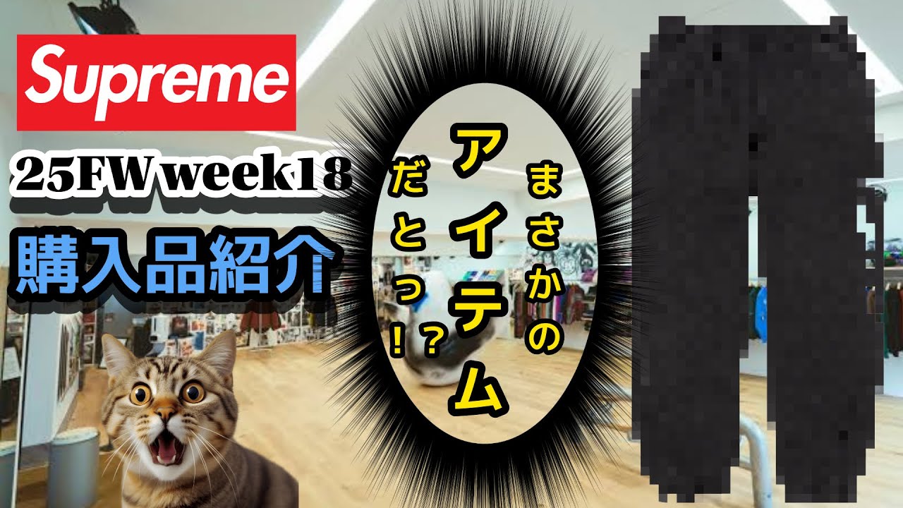 【supreme】25FW week18 購入品紹介【着用レビュー】