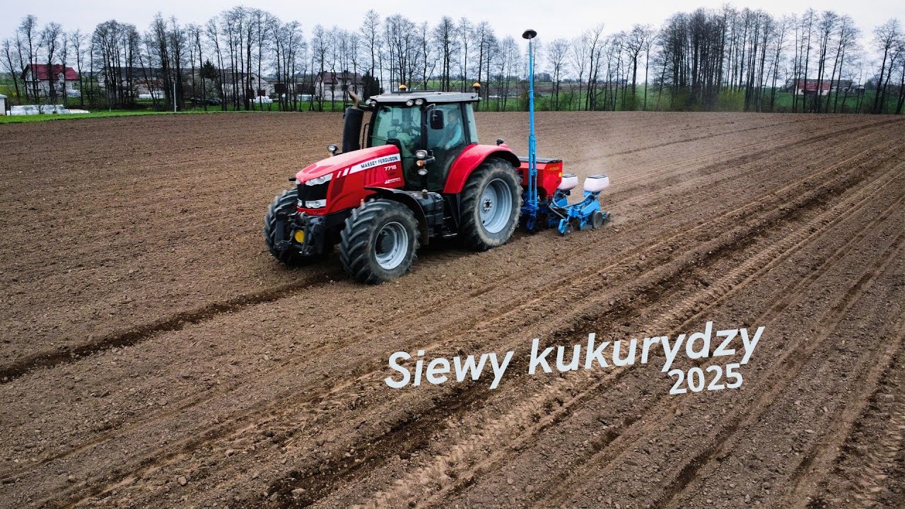 Pierwsze Siewy Kukurydzy 2025🔥| Massey Ferguson & Monosem w akcji!💪