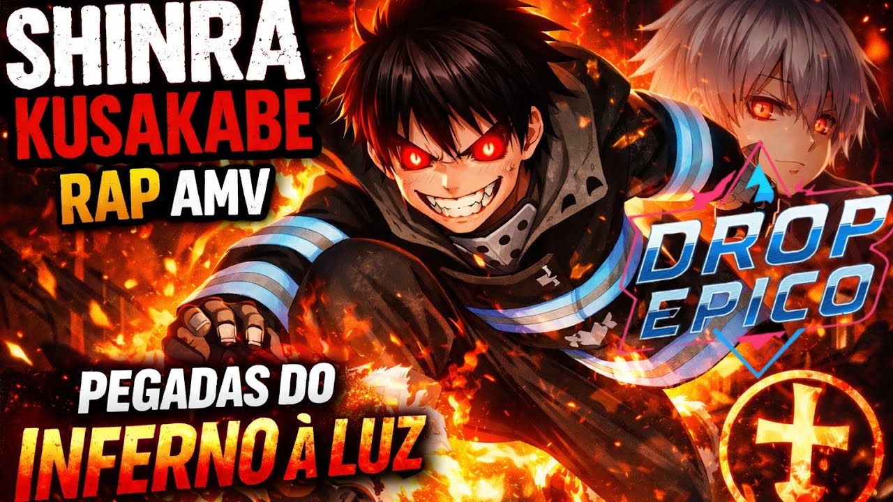 PEGAGAS DO INFERNO A LUZ - SHINRA (FIRE FORCE) - DROP EPICO RAPS