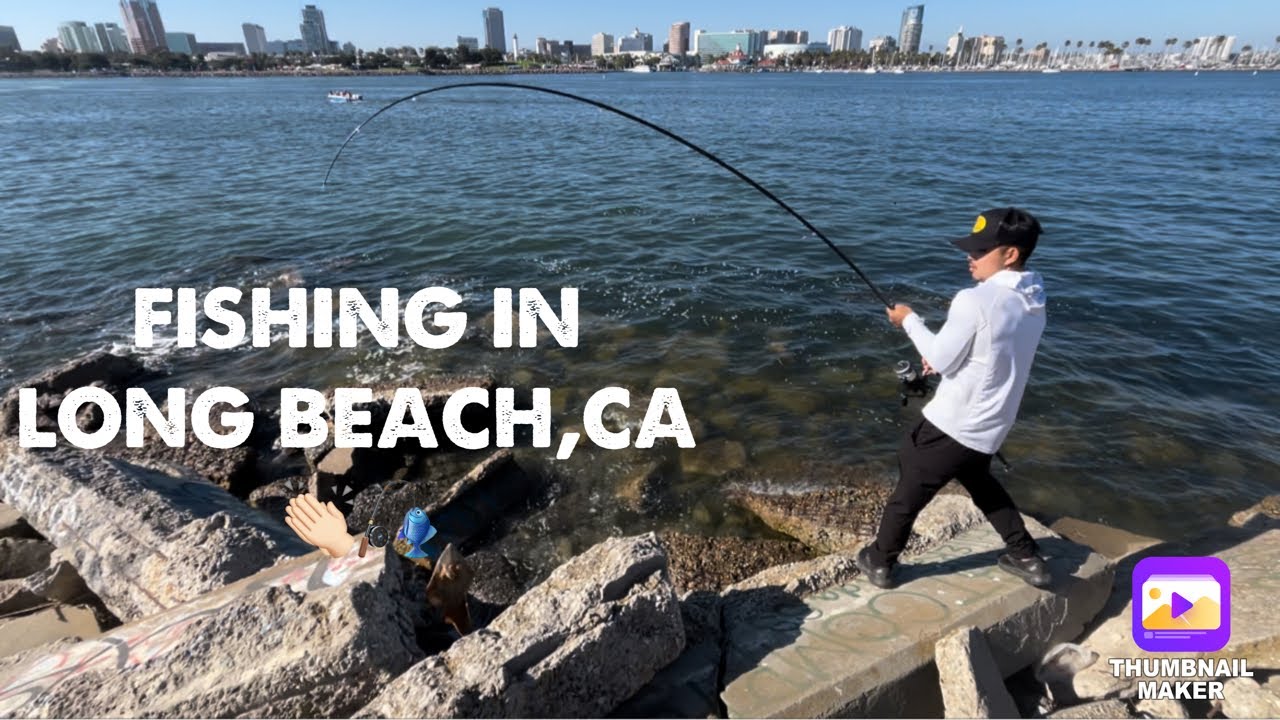 FISHING IN LONG BEACH CALIFORNIA 🎣🐟