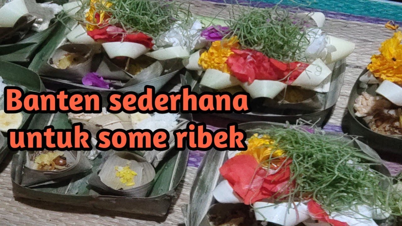 Banten sederhana untuk some ribek