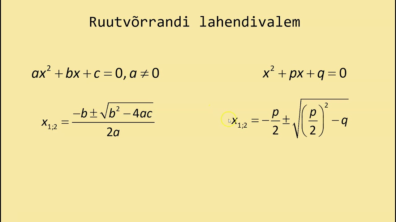 Võrrandi lahendamine