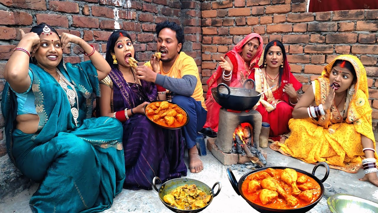 मुर्गा खाने के लिए सास ने बहू को गांव के देवर को पटाने का तरीका बताया ।। SAPNA LIFE COMEDY
