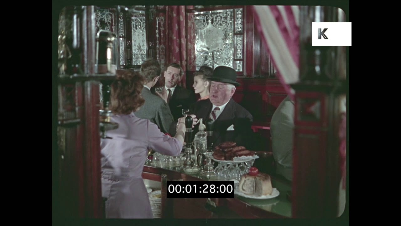 Fat Cat Banker in 1960s London Pub, 35mm