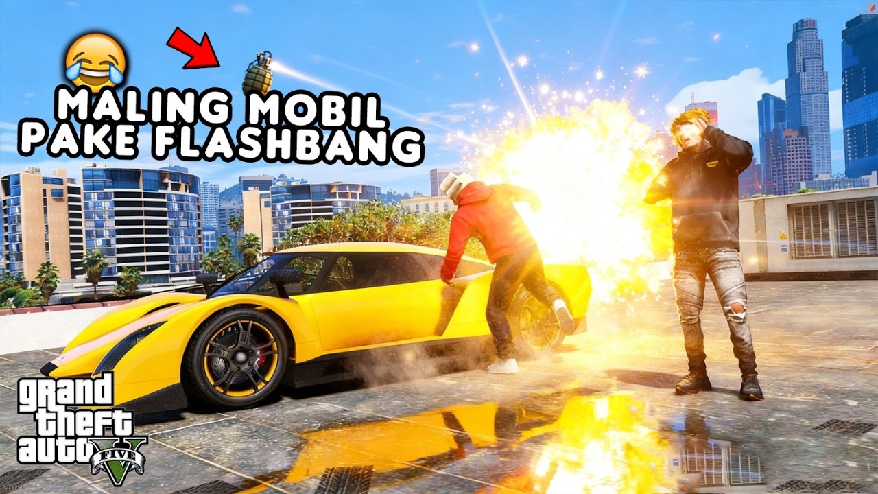 MALING MOBIL PAKE FLASHBANG - GTA 5 ROLEPLAY