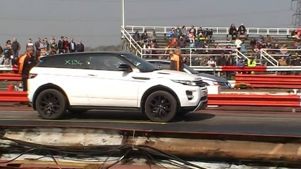 Mitsubishi evo 600bhp vs rangerover evoque