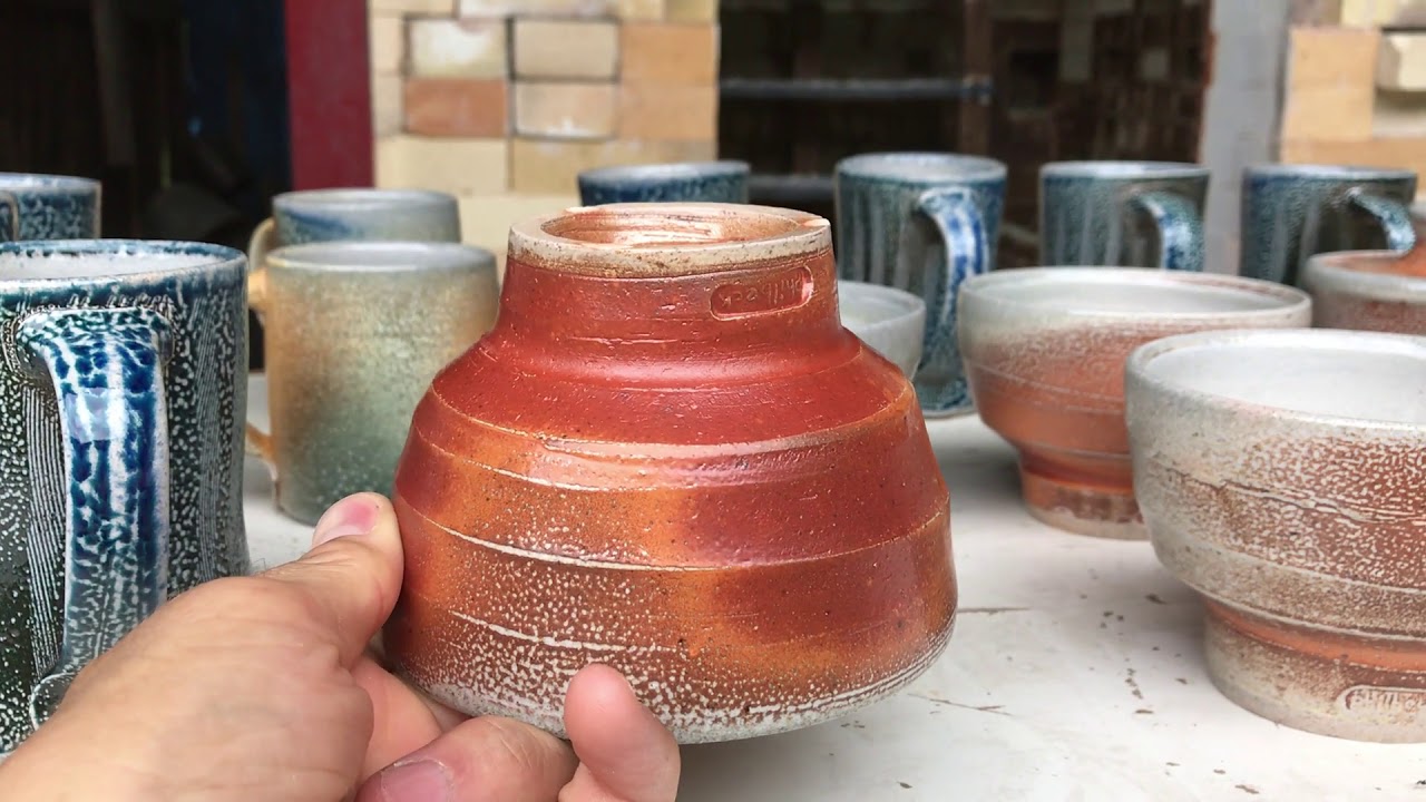 Pottery from May 2018 Firing. Ron Philbeck Pottery