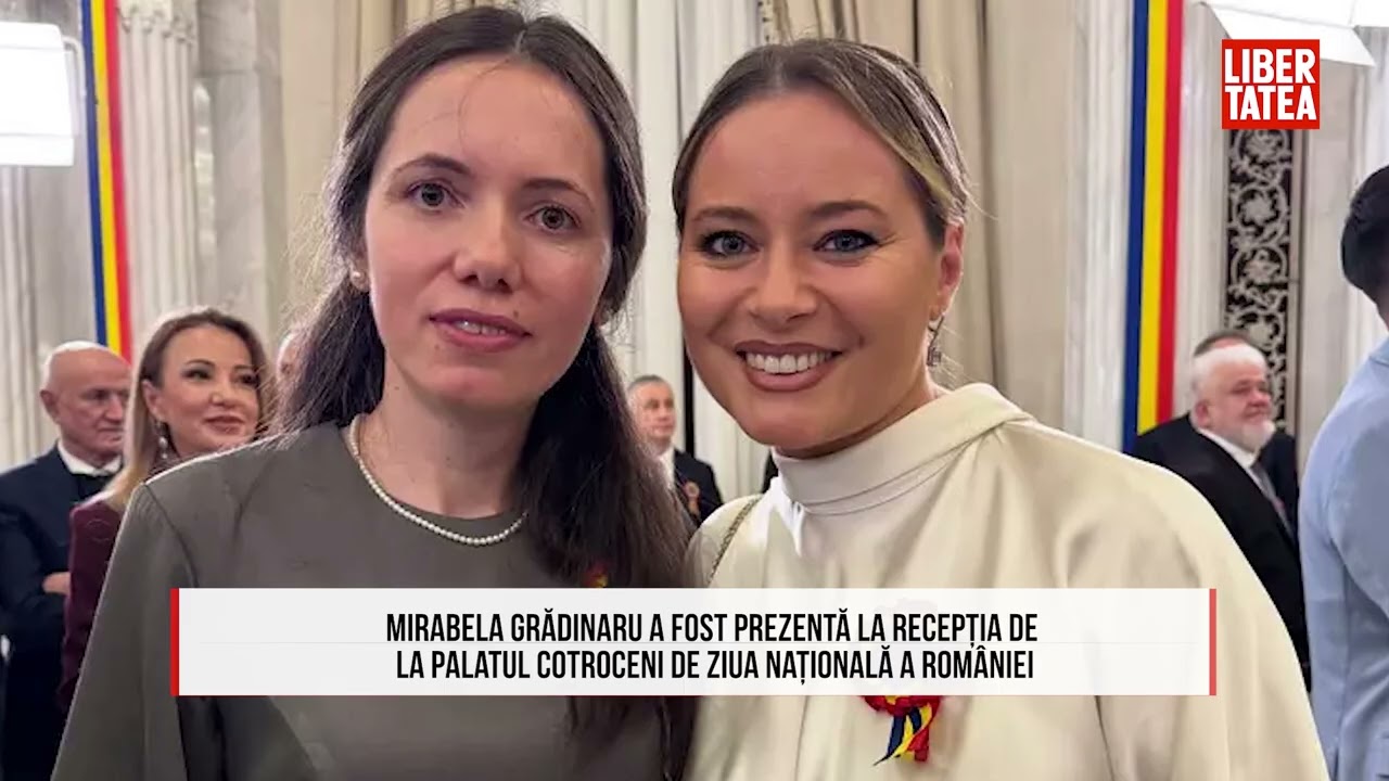 Mirabela Grădinaru, &icirc;nconjurată de vedete la recepția de la Palatul Cotroceni...|Libertatea