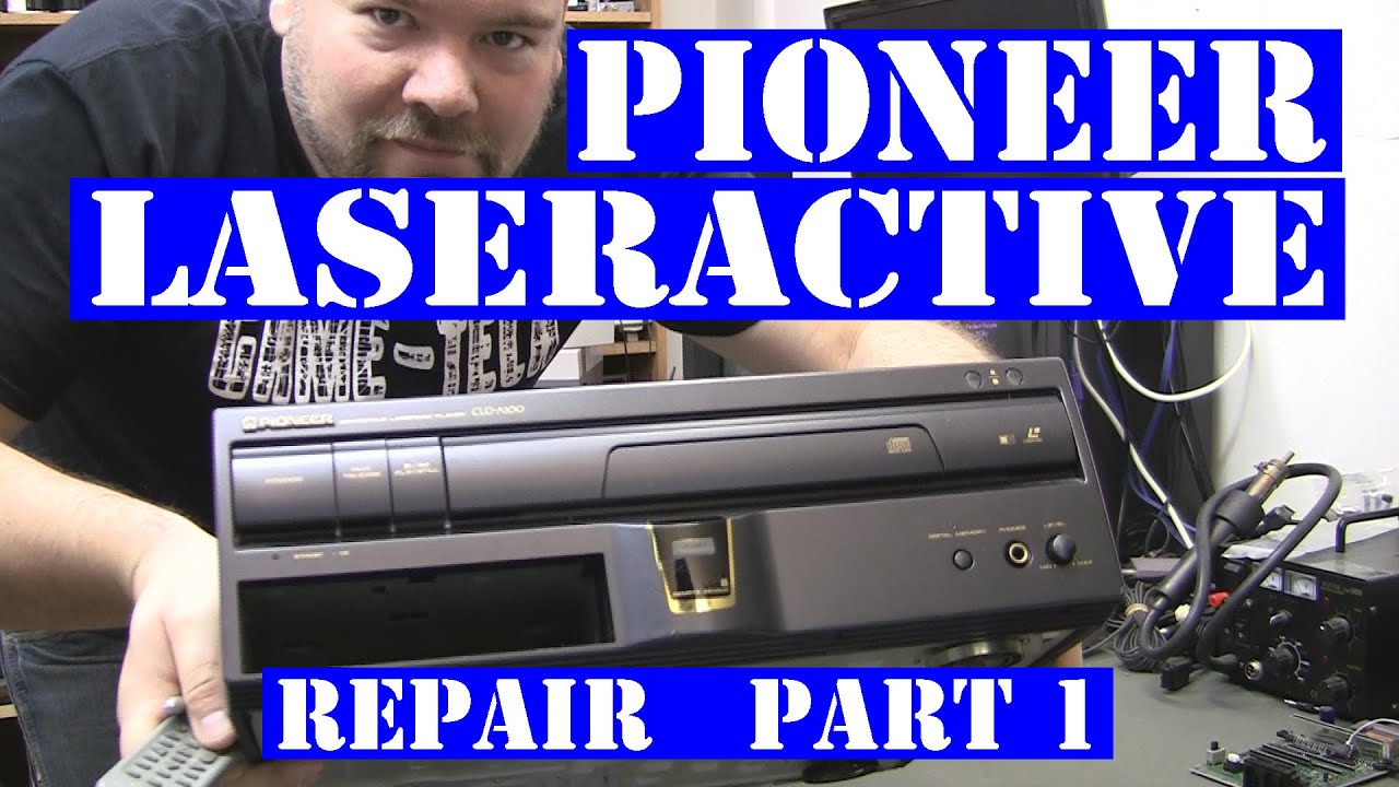 Pioneer LaserActive repair Part 1 - my first attempts at repairing these beasts!