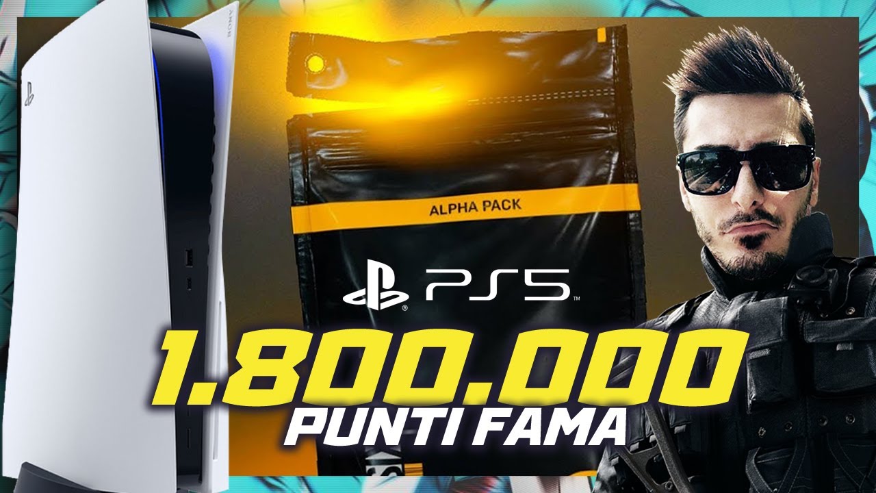 PS5 ALPHA PACK OPENING - RAINBOW SIX SIEGE