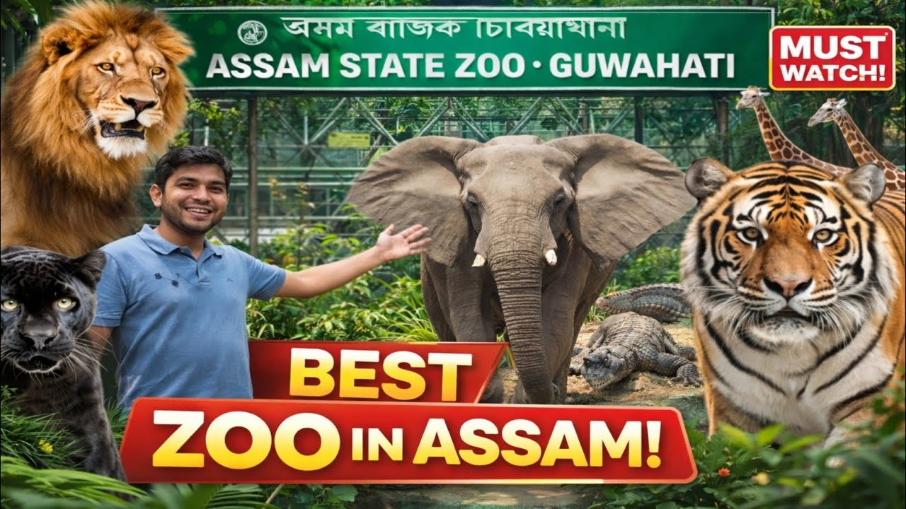 ASSAM State Zoo Guwahati 🦁 | India ka Sabse Khubsurat Zoo 😱 | Must Visit Zoo in Assam 
