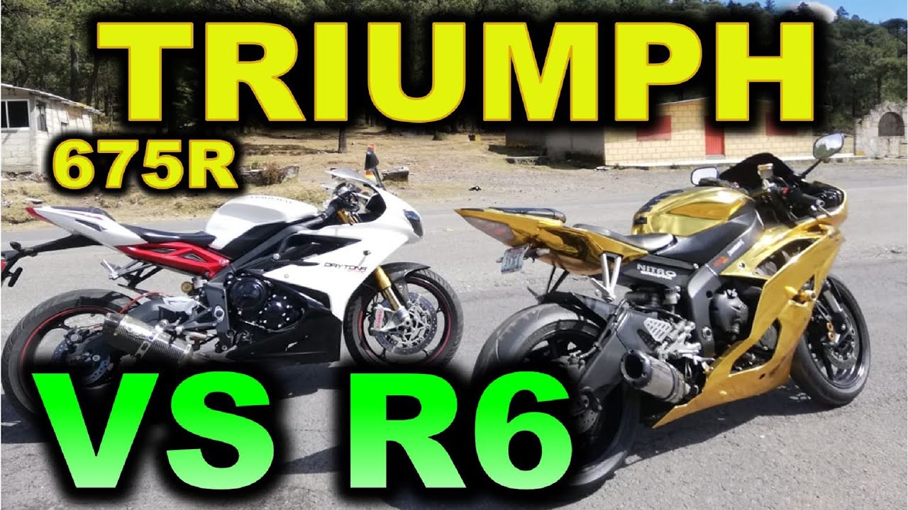 YAMAHA R6 VS TRIUMPH DAYTONA 675R - BLITZ RIDER