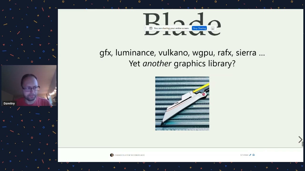 Blade | Dzmitry Malyshau - Rust Graphics Meetup #3