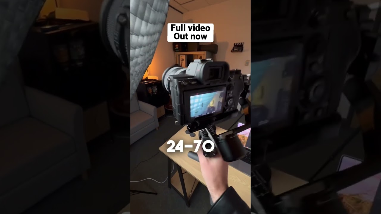 DJI RS3 Mini поддерживает тяжёлую настройку Sony A7IV и Sigma 24-70