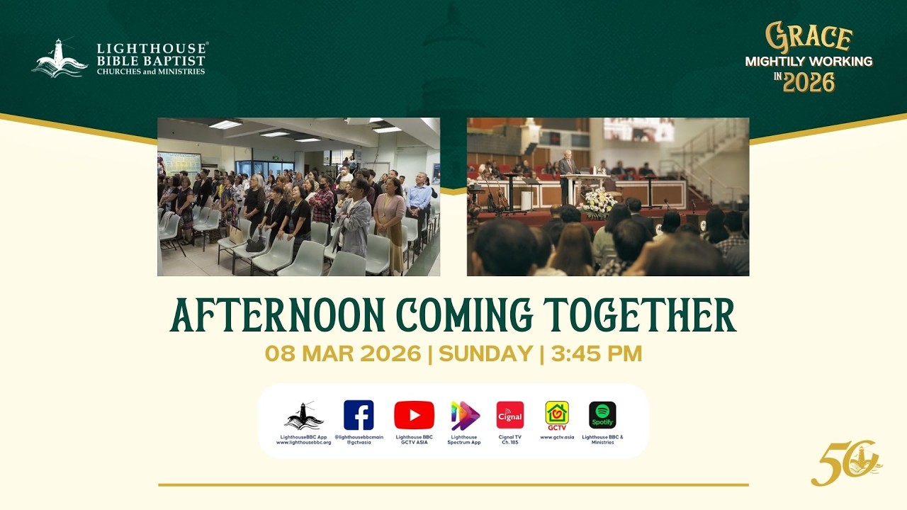Sunday Afternoon Coming Together | 08 March 2026