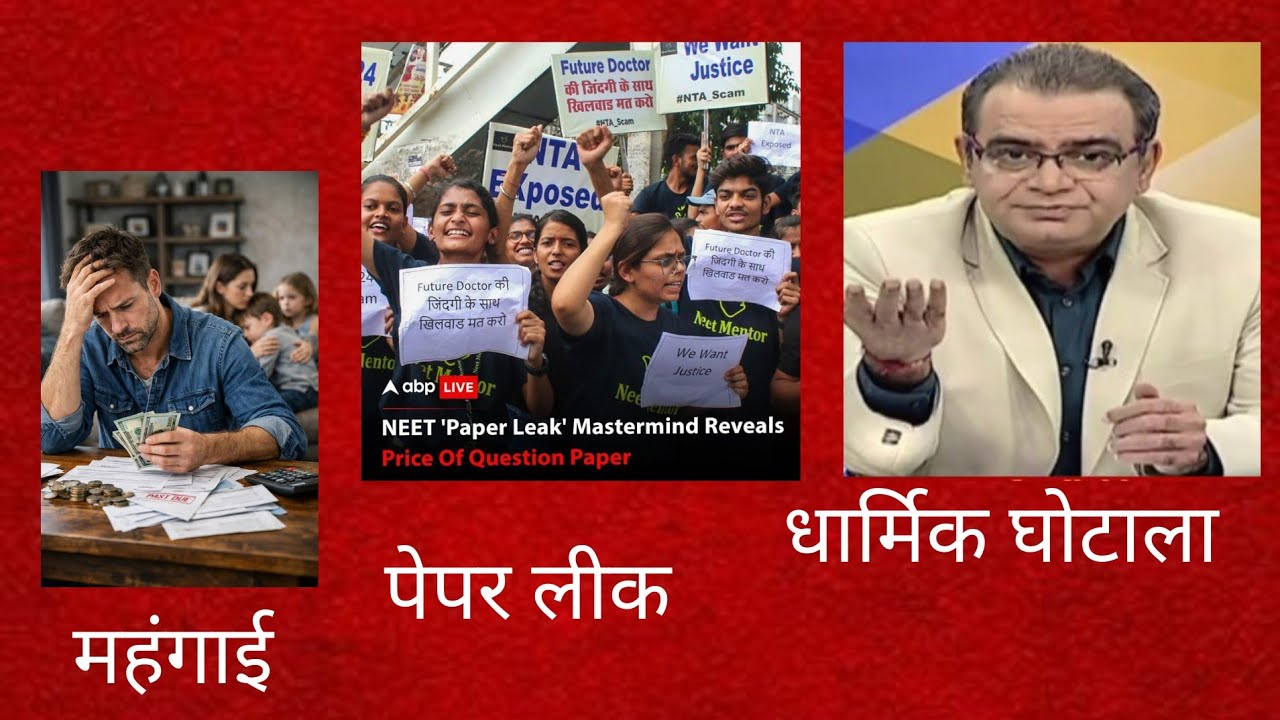 Mehangai | Paper Leak | Aaj Tak | Anjana| 