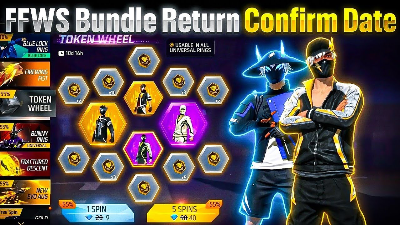 FFWS Bundle Return Confirmation 2026💥🥳 | Next Universal Ring Event | Free Fire New Event