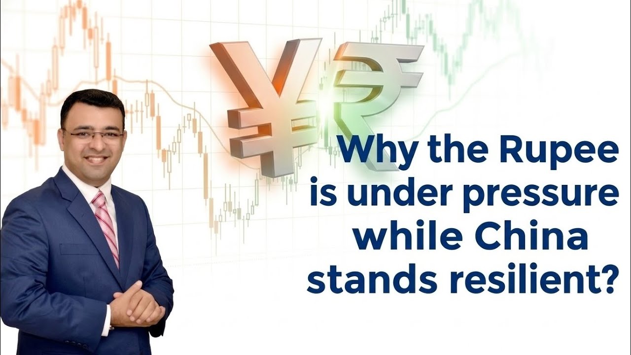 Why the Rupee is under pressure while China stands resilient ?