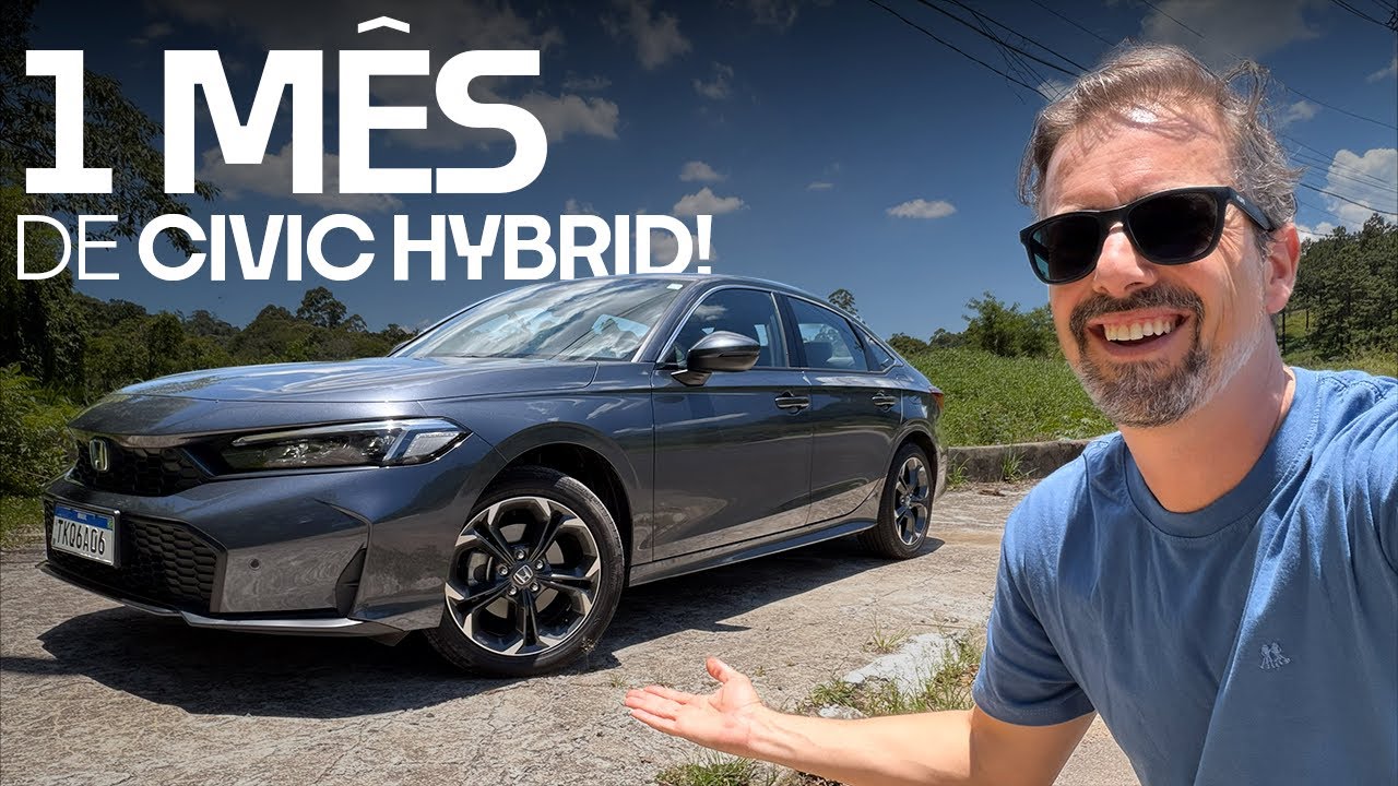 UM MÊS com o Honda Civic Advanced Hybrid NO MUNDO REAL!