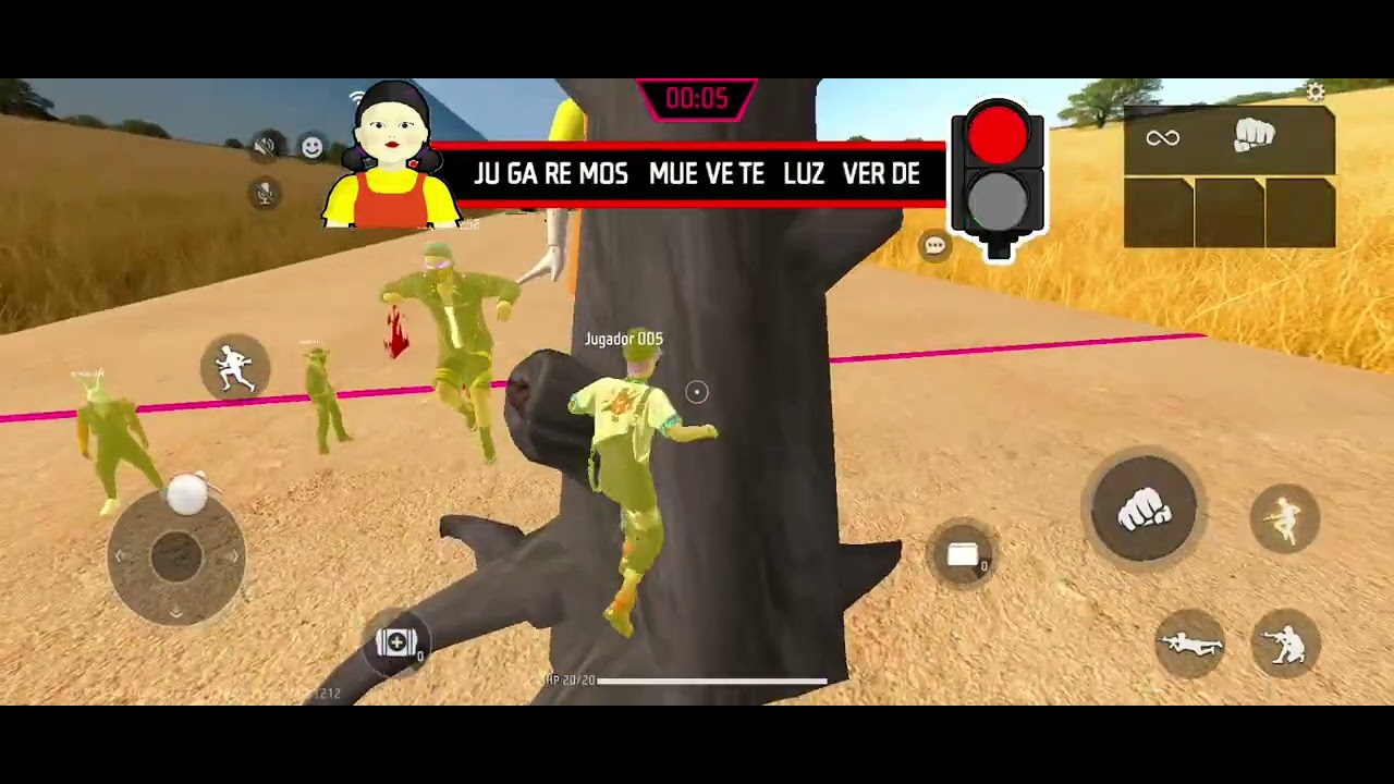 El juego del calamar en free fire🦑