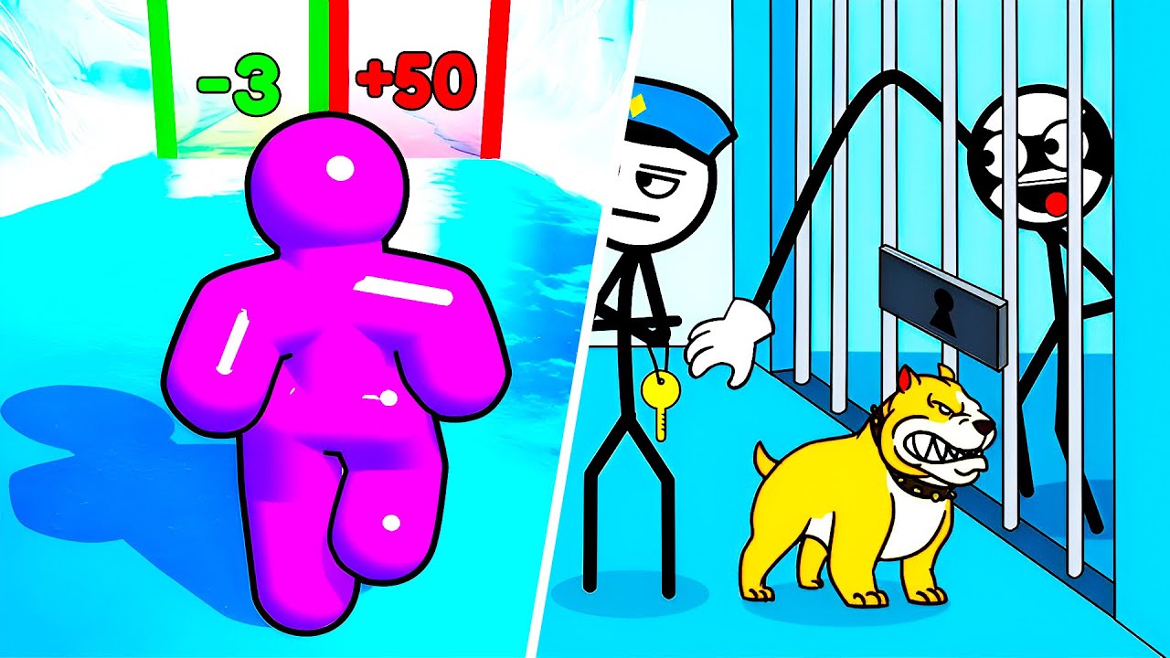 Tall Man Run VS Thief Puzzle - Max Level’s Gameplay Walkthrough (Android,iOS) NEW UPDATE Ep 1